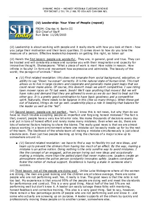 2003-11-28 SIDToday - Leadership Your View of People repost