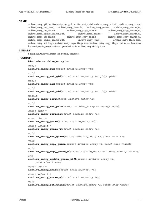 ARCHIVE_ENTRY_PERMS(3) Library Functions Manual ARCHIVE_ENTRY_PERMS(3) (2012).pdf
