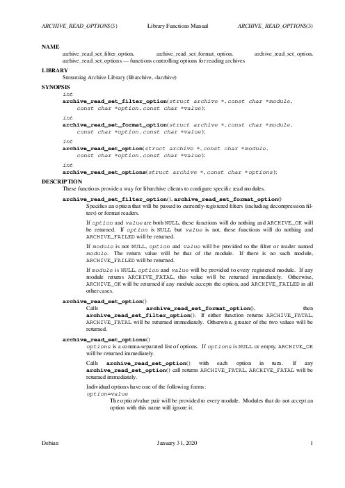 ARCHIVE_READ_OPTIONS(3) Library Functions Manual ARCHIVE_READ_OPTIONS(3) (2020).pdf