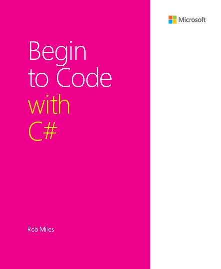 Begin to Code with C#, Part 4 EBook (2016).pdf