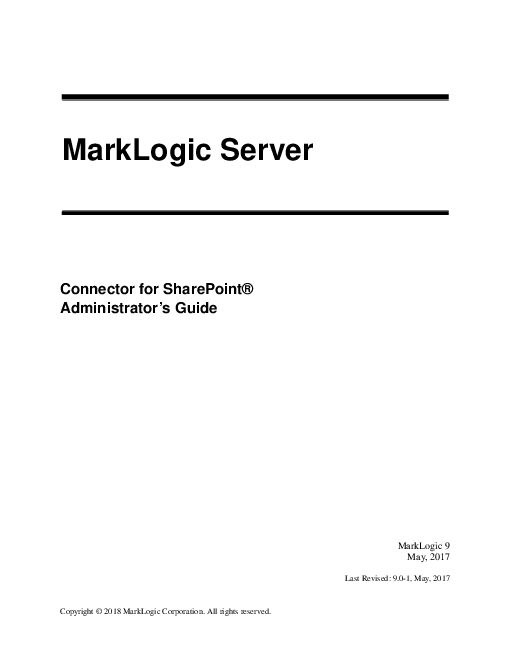 Connector for SharePoint® Administrator’s Guide (2018).pdf