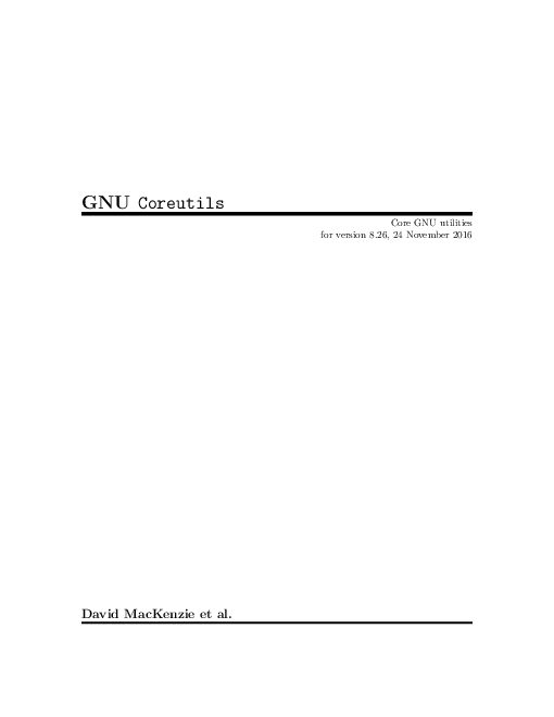 GNU Coreutils (2016).pdf
