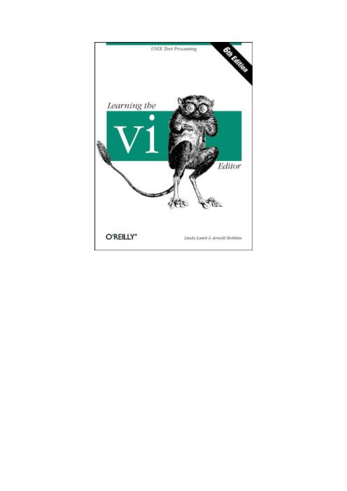 Learning the vi Editor, 6th Edition (2002).pdf