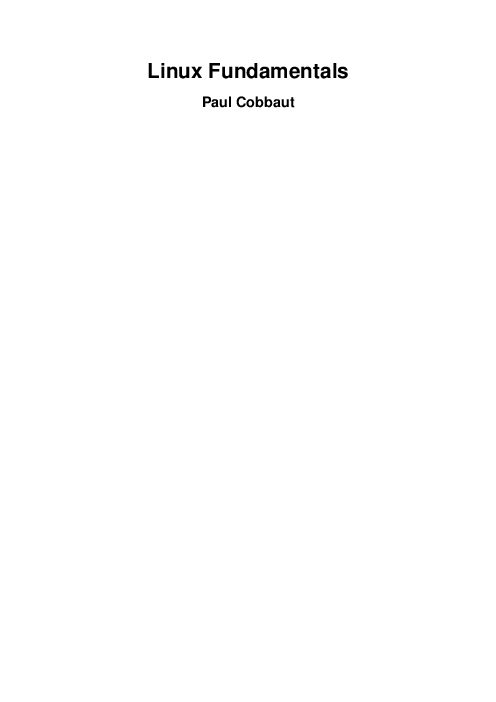 Linux Fundamentals (2007).pdf
