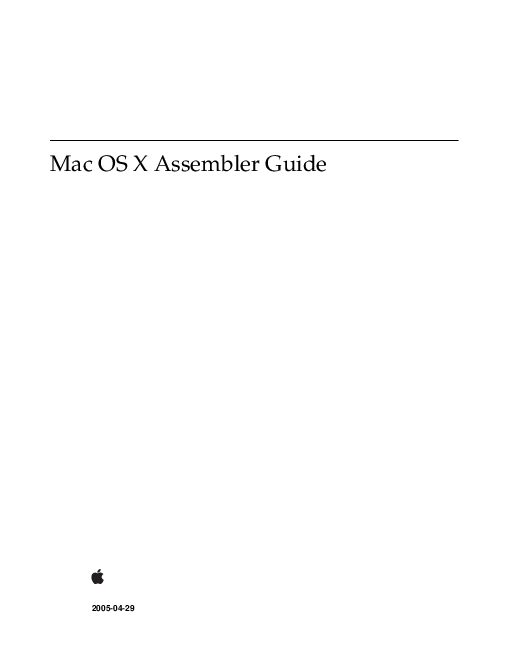Mac OS X Assembler Guide.pdf