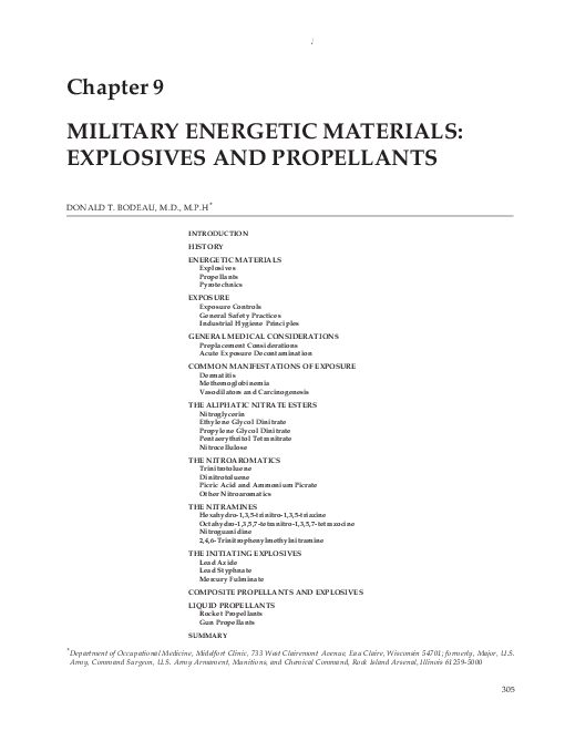 Military Energetic Materials (Occupational Health Ch 9).pdf