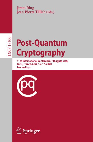 Post-Quantum Cryptography (2020) [9783030442224].pdf