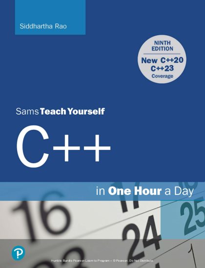 Sams teach yourself C++ in one hour a day