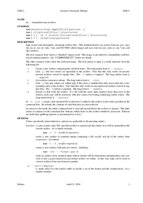 TAR(1) General Commands Manual TAR(1) (2024).pdf