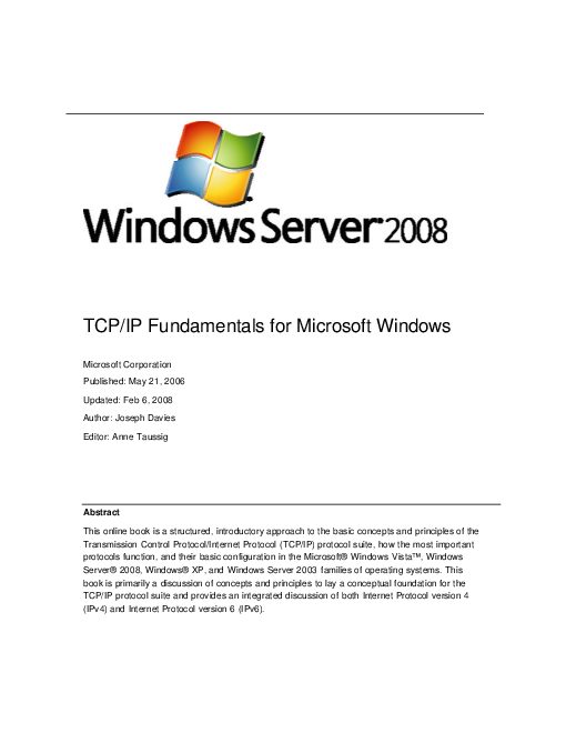 TCP IP Fundamentals for Microsoft Windows (2008).pdf