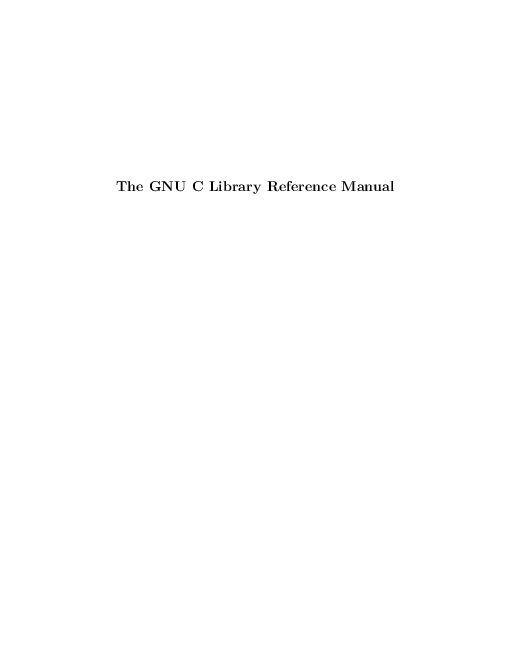 The GNU C Library Reference Manual (2023).pdf