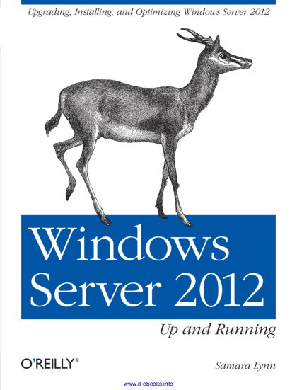 Windows server 2012: up and running