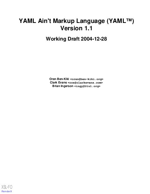YAML Ain't Markup Language (YAML™) Version 1.1 (2001).pdf