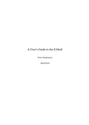A Users Guide to the Z-Shell.pdf