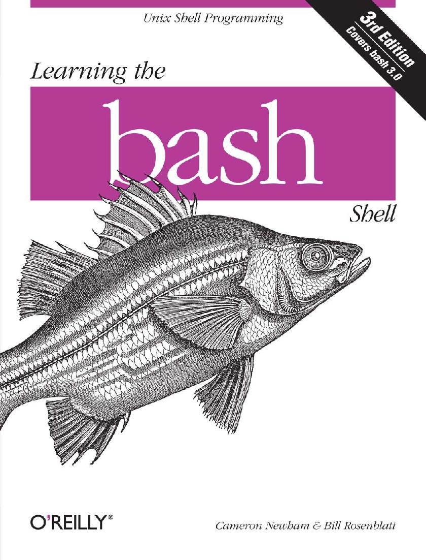 Learning the Bash Shell, 3rd Edition.pdf