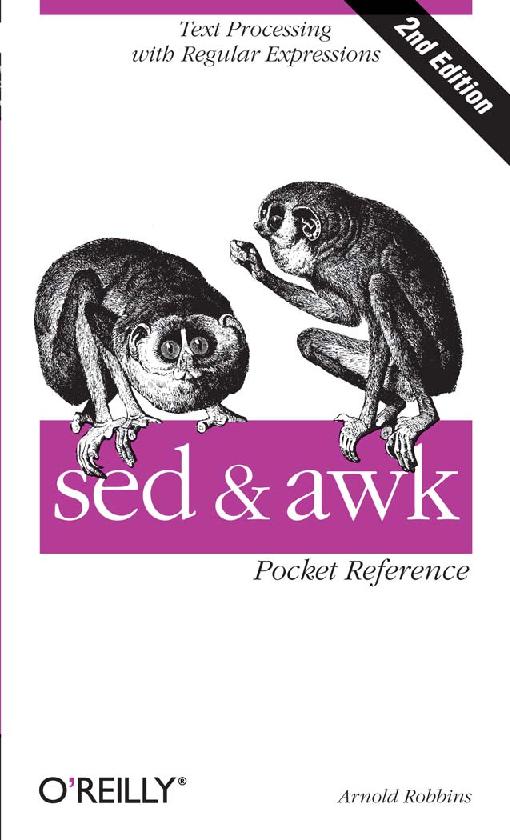 Sed and Awk Pocket Reference.pdf