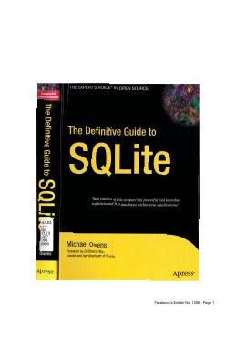 The Definitive Guide to SQLite (2006).pdf