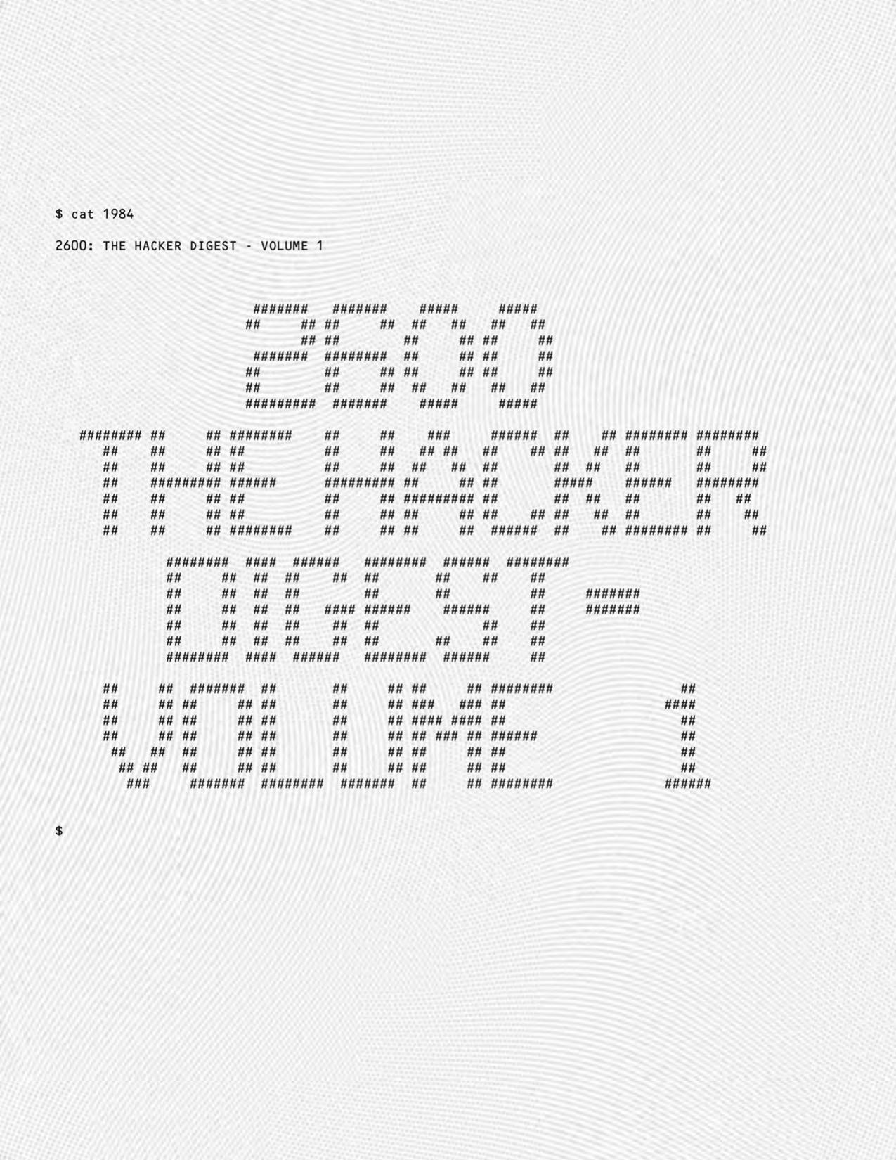 The Hacker Digest - Volume 01.pdf